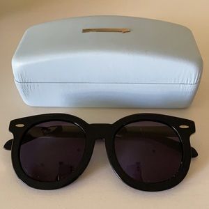 Karen Walker Super Duper Thistle Sunglasses w/case
